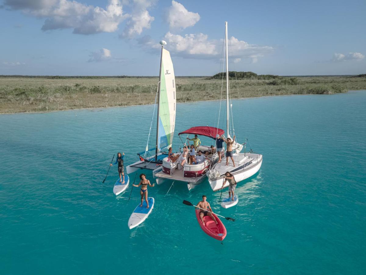 The Yak Lake House - Hostal Bacalar Ngoại thất bức ảnh
